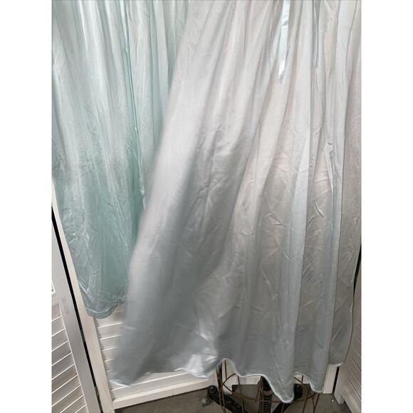 Vanity Fair 60s 70s Vintage Green Nylon Lace Trim Robe Nightgown Set Sz Medium - Picture 3 of 14